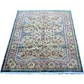 Indo William Morris-inspired Yellow Rug (8' x 10')