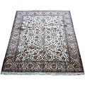 Indo Handmade Mahal Ivory and Beige Rug (8' x 10')