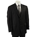 Tommy Hilfiger Men's Navy Stripe Wool Suit Coat