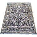 Indo Handmade Mahal Biege Rug (6' x 9')