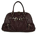 Gucci Horsebit Nail Burgundy Medium Boston Bag