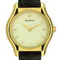 Bulova Women's Accutron Black Leather Lizard Watch
