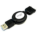 Palm Treo 650 Retractable USB Data Cable