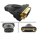 HDMI Female to DVI-D Single Link Female Adapter