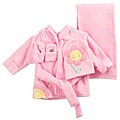 Rumble Tumble Newborn Girl's 4-piece Robe Set (0-9M)
