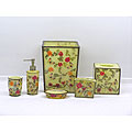 Floral Butterfly 6-piece Bath Accessory Set