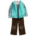B.T. Kids Toddler Girl's 3-piece Vest and Pants Set