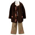 B.T Kids Girl's 3-piece Duster and Pants Set