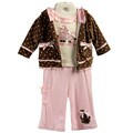 B.T. Kids Infant Girl's Velour Jacket Set