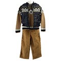 B.T. Kids Toddler Boy's Quilted Vest Sweater Set