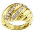 18k Yellow Gold 2/5ct TDW Diamond Estate Ring (I, VS1) (Size 8)