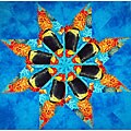 Reef Fish Fabric Kaleidoscope Quilt Kit