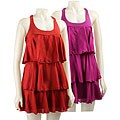 Eight Sixty Women's Silk Tiered Flounce Dress