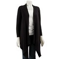 David Brooks Women's Black Cascading Cardigan