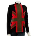 David Brooks Women's British Flag Sweater