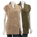 Paper Denim & Cloth Women's Long Chunky Cable Vest