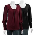 Pathway Women's Smocked-sleeve Top