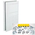 Heavy-duty Steel Square Hole Pegboard Kit