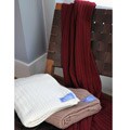 Himalaya Trading Co. Cashmere Cable Knit Throw