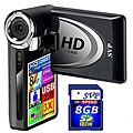 SVP T400Bk 1280x720p HD Camcorder with 8GB SDHC