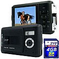 SVP Xthinn-706-B 7MP 2.4-inch LCD Digital Camera with 4GB