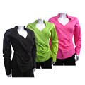 Seessel Women's Long-sleeve Oval-neck Top