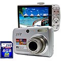 SVP Xthinn737Sil 7MP Camera 3x Optical Zoom with 8GB