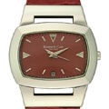 Kenneth Cole Women's Burgundy Dial Leather Watch
