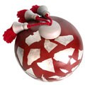 Silver Sphere Tassel Jewelry Box