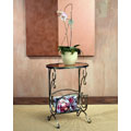 Burnished Gold Magazine Table