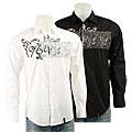 Straight Faded Men's Long-sleeve Woven Shirt