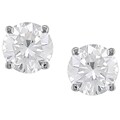 14k Gold 1/2ct TDW Round Diamond Stud Earrings (G-H, SI1)