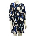 Tiana B Women's Abstract Print Sweater Dress