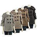 Last Kiss Women's Double-breasted Tweed Coat