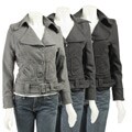 Last Kiss Women's Belted Motorcycle Jacket