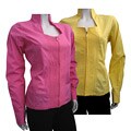 Seessel Women's Long-sleeve Ribbed Tailored Top