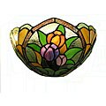 Tiffany-style Tulip Wall Sconce