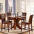 Hudson Mocha 7-piece Counter-height Dining Set
