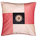 Decorative Pink and Peach Sunflower Cushion Cover