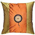 Tangerine and Olive Decorative Cushion Cover