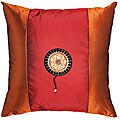 Crimson/ Tangerine Decorative Cushion Cover