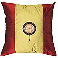 Olive/ Crimson Decorative Cushion Cover