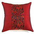 Decorative Dragon Design Red Thai Cushion Cover