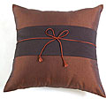 Decorative Brown/ Black Stripe Cushion Cover