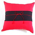 Decorative Red and Black Cushion Cover