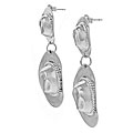 Sterling Silver Dangling Cowboy Hats Earrings