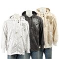 Raider Jeans Men's Allover Tonal Paisley Hoodie