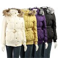 Betsey Johnson Women's Quilted Hooded Coat
