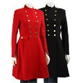 Betsey Johnson Women's Double-breasted Pleated Coat