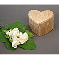 All Natural Harmony Wood Grain Keepsake Urn
